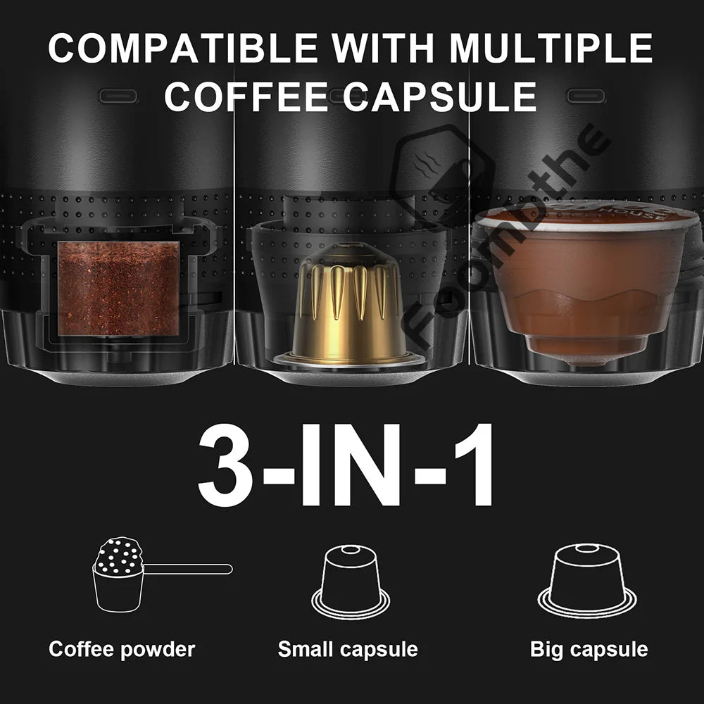 Cafetera Portátil Eléctrica Koffi 3 en 1