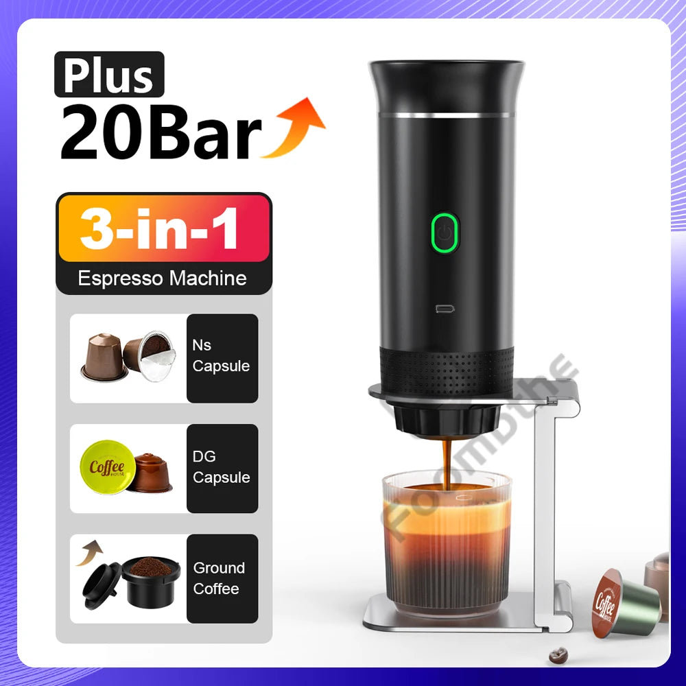 Cafetera Portátil Eléctrica Koffi 3 en 1