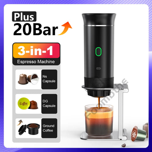 Cafetera Portátil Eléctrica Koffi 3 en 1