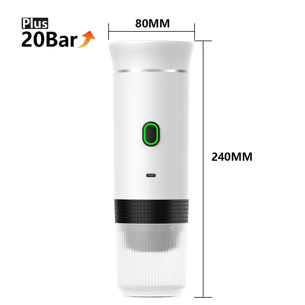 Cafetera Portátil Eléctrica Koffi 3 en 1