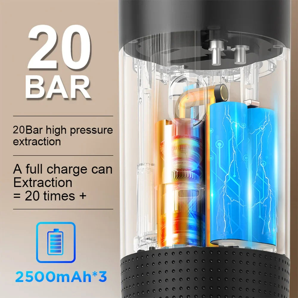 Cafetera Portátil Eléctrica Koffi 3 en 1