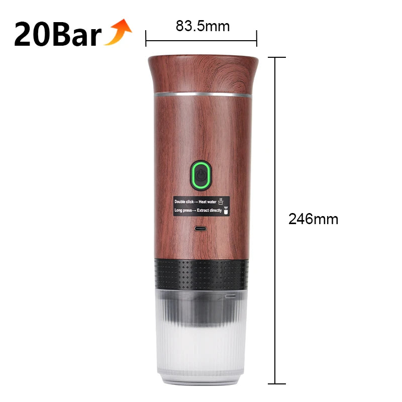 Cafetera Portátil Eléctrica Koffi 3 en 1